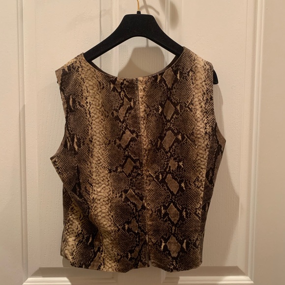 VALENTINO Snake Print Top - Picture 3 of 5